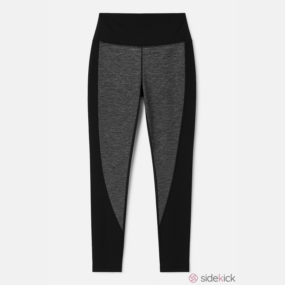 Just Be black & gray leggings sz med